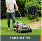 40V Cordless Lawn Mower with 34cm Cutting Width for Gardens up to 230m²