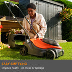 18V Cordless Lawn Mower with Battery, Charger & 30L Grass Collection Box