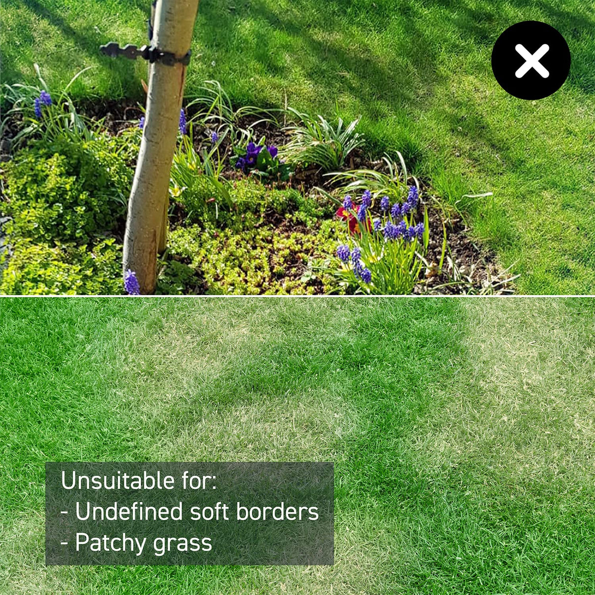 Robot Lawn Mower with Battery & Charger, Wire-Free Operation, Camera & Ultrasonic Sensors