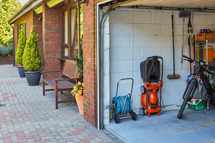 Corded Electric Rotary Lawn Mower, 30cm Cutting Width, 1200W, with 30L Grass Box and Foldable Vertical Storage