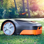 Robotic Lawn Mower for Gardens Up to 800m² with Auto-Charging Station, Boundary Wire & Rain Sensor