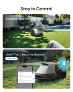 Robotic Lawn Mower for Gardens Up to 800m², Wire-Free Vision Navigation, 3D Obstacle Avoidance