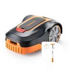 Robotic Lawn Mower for Gardens Up to 800m² with Auto-Charging Station, Boundary Wire & Rain Sensor