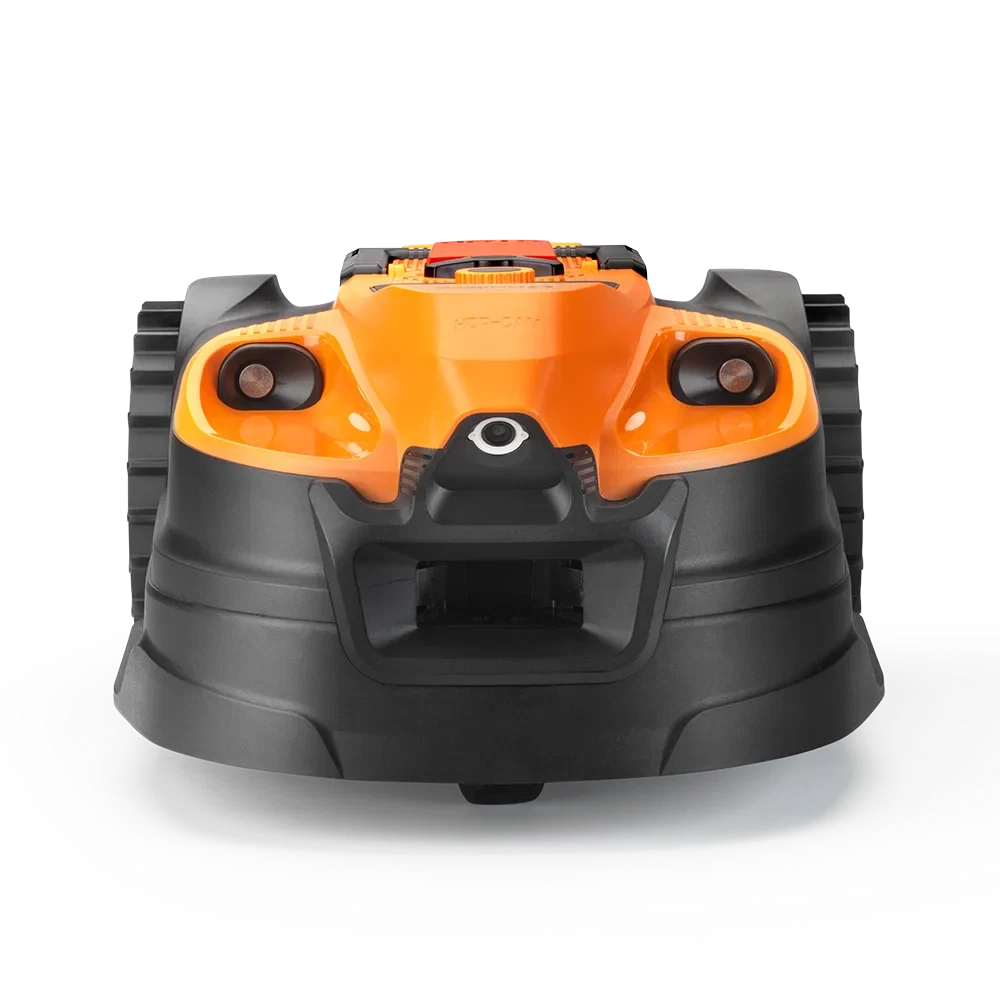 Wire-Free Robotic Lawn Mower for Gardens Up to 800m² with Optical Vision Navigation & Auto-Charging Dock