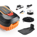 Robotic Lawn Mower for Gardens Up to 800m² with Auto-Charging Station, Boundary Wire & Rain Sensor