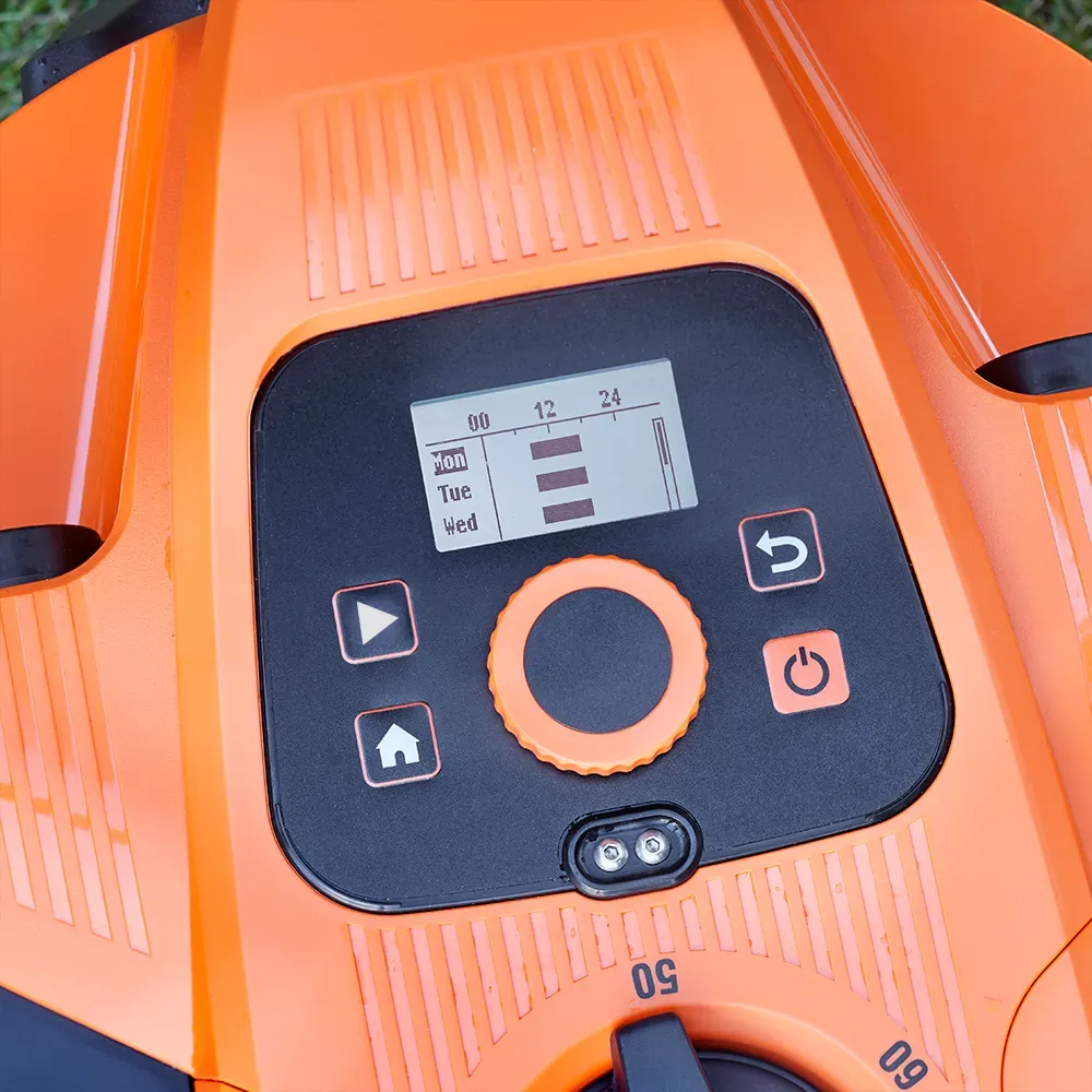 Wire-Free Robotic Lawn Mower for Gardens Up to 800m² with Optical Vision Navigation & Auto-Charging Dock