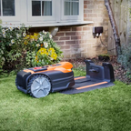 Wire-Free Robotic Lawn Mower for Gardens Up to 800m² with Optical Vision Navigation & Auto-Charging Dock
