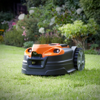 Wire-Free Robotic Lawn Mower for Gardens Up to 800m² with Optical Vision Navigation & Auto-Charging Dock