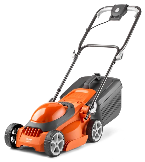 Corded Electric Rotary Lawn Mower, 30cm Cutting Width, 1200W, with 30L Grass Box and Foldable Vertical Storage